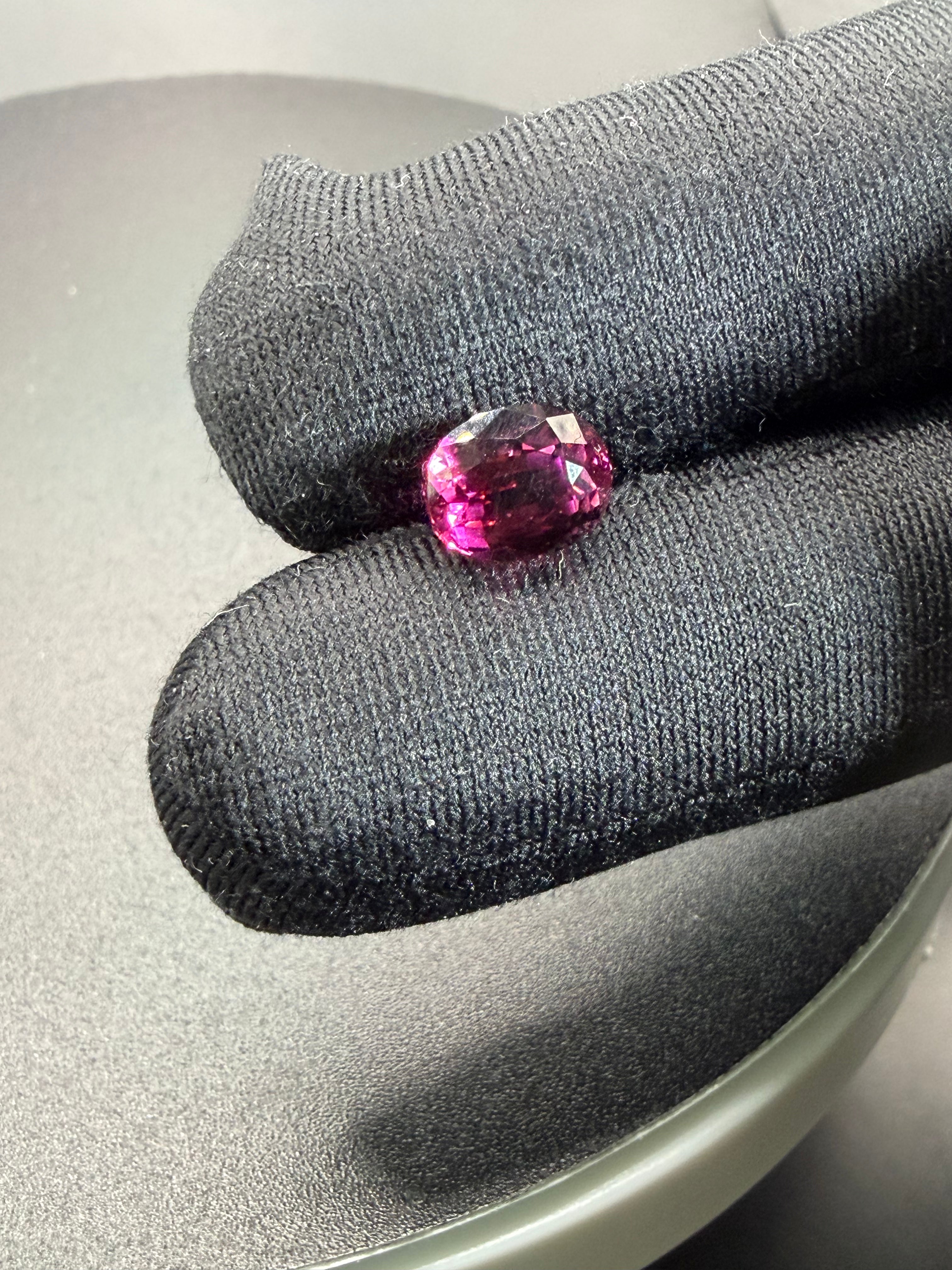 Vivid Pink Tourmaline  3.18 ct