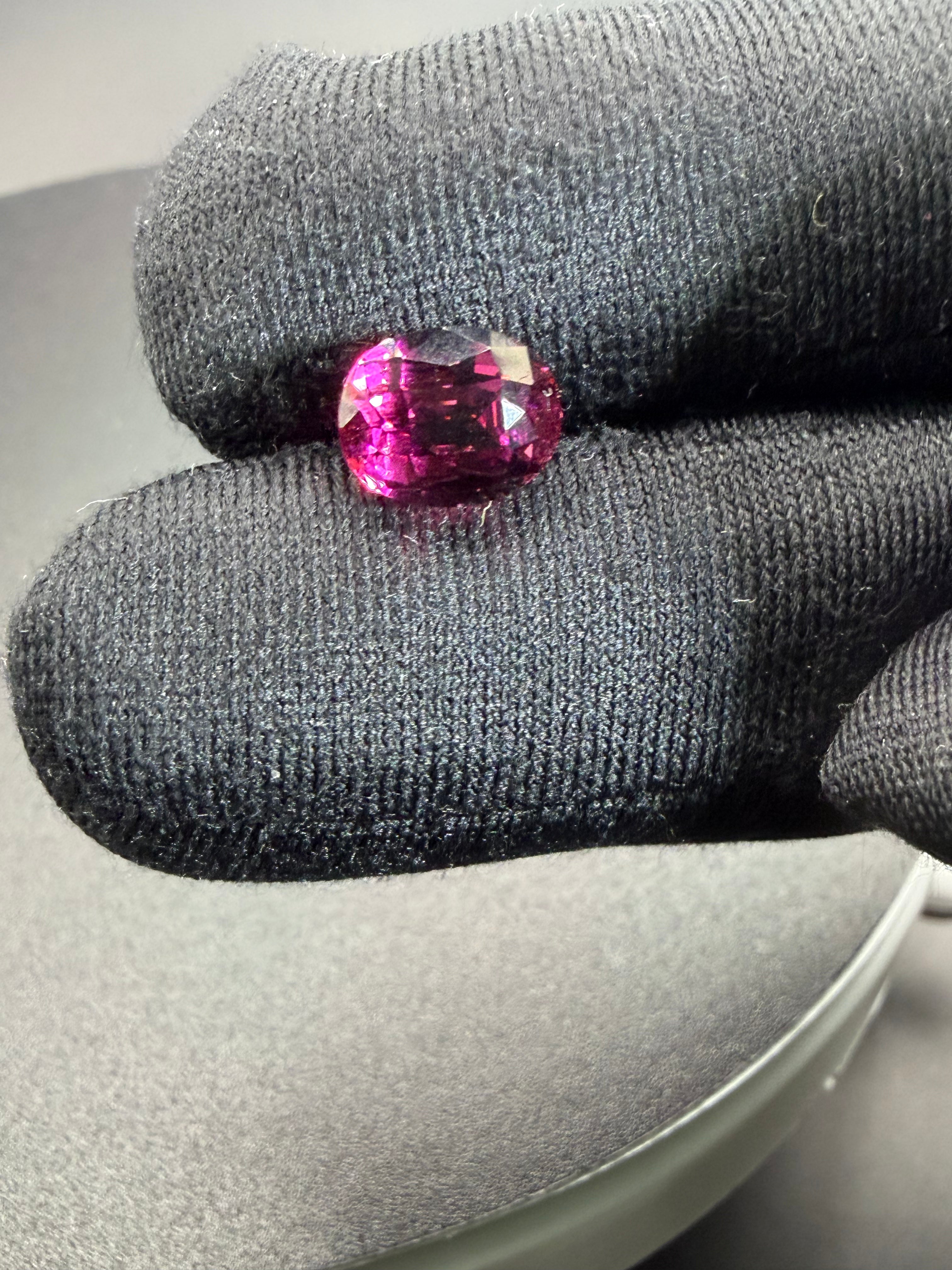 Vivid Pink Tourmaline  3.18 ct