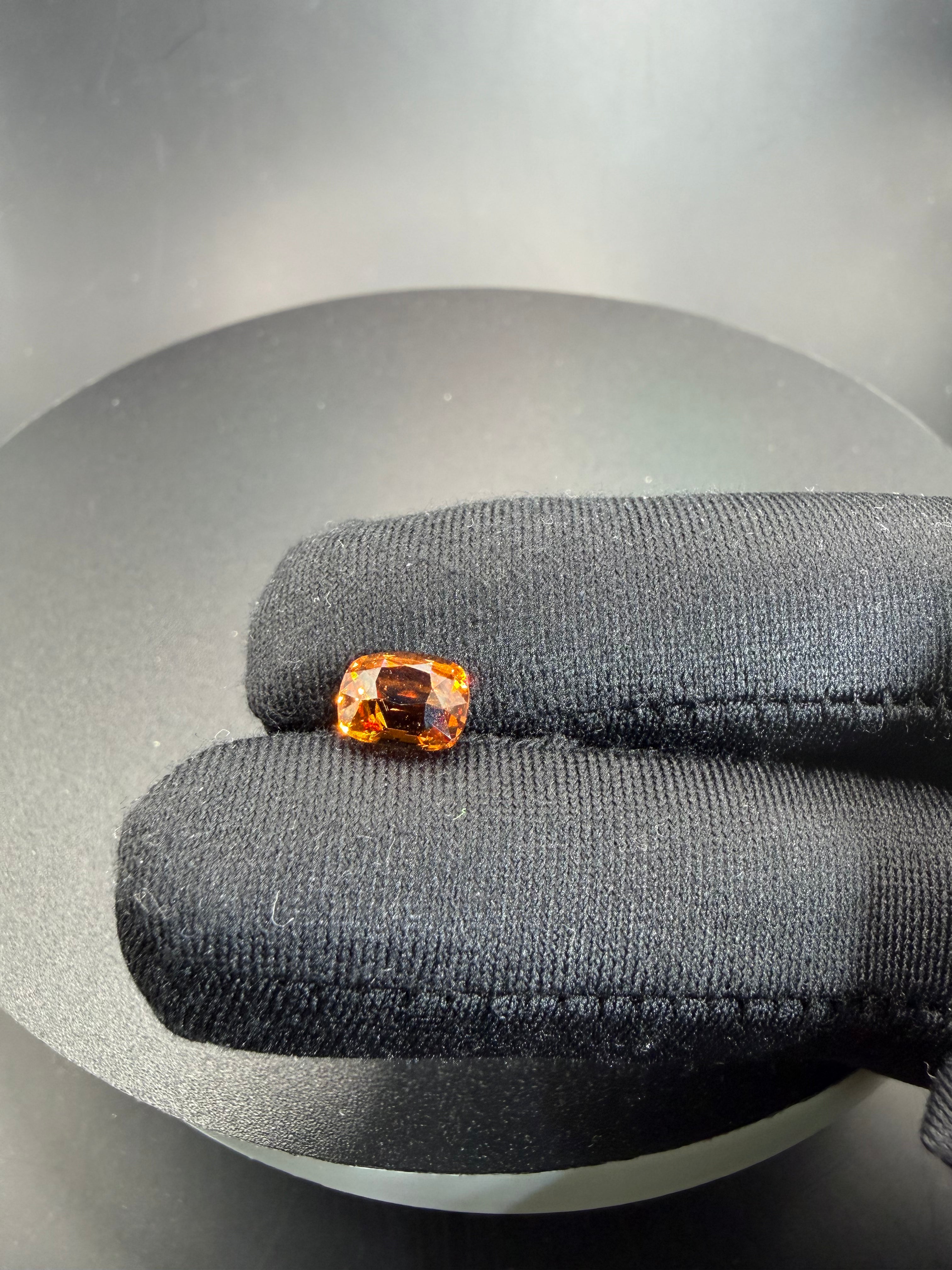 Vivid Orange Spessartite Garnet  3.02 ct