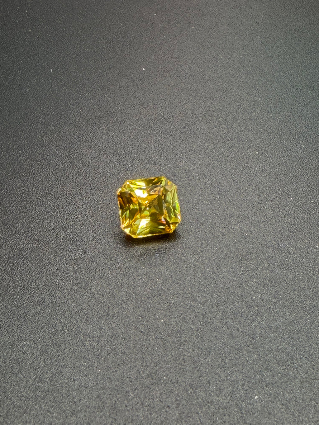 Vivid Yellow Zircon 7.23 ct