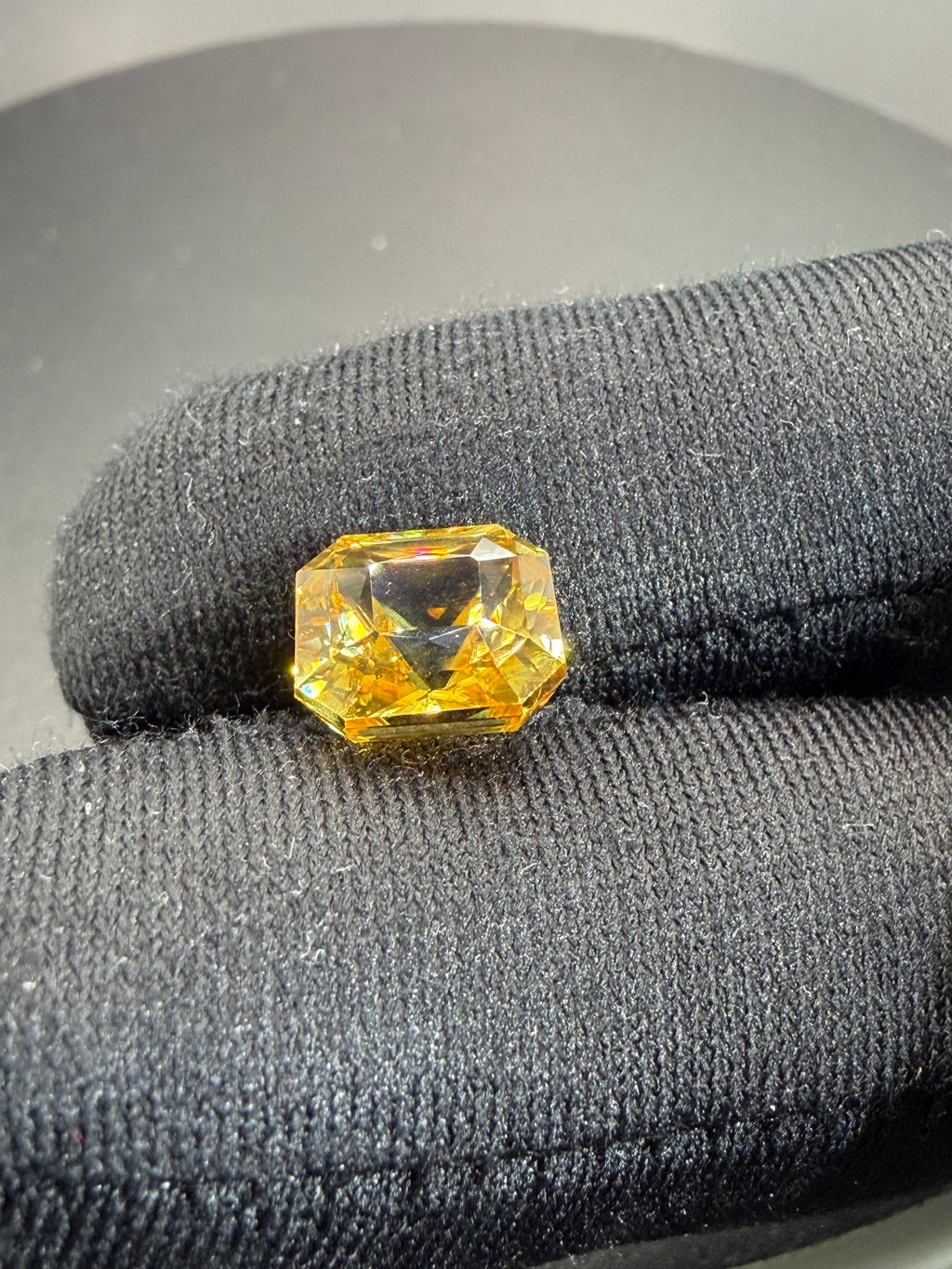 Vivid Yellow Zircon 7.23 ct