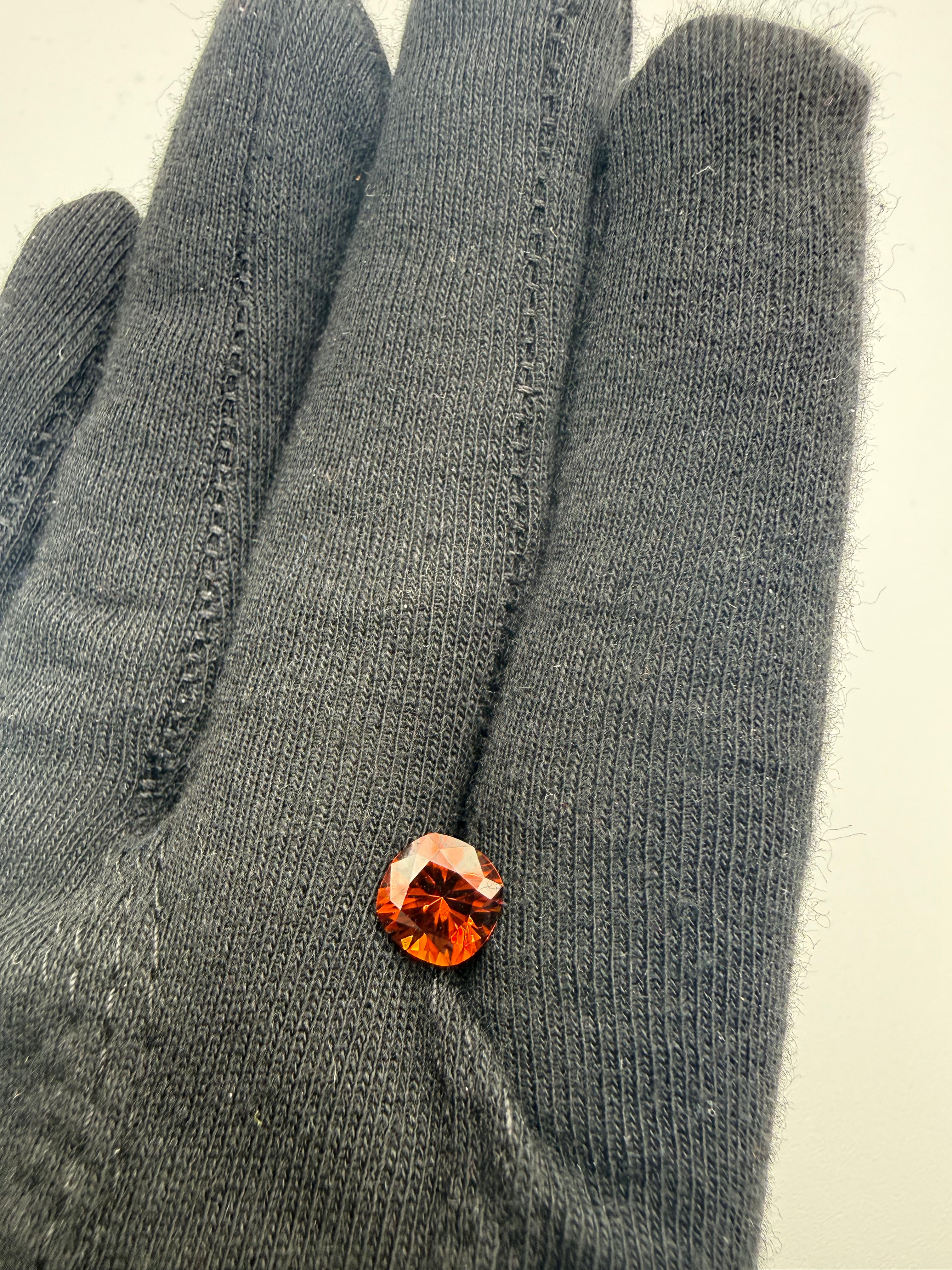 Brown-Orange Zircon  2.49 ct