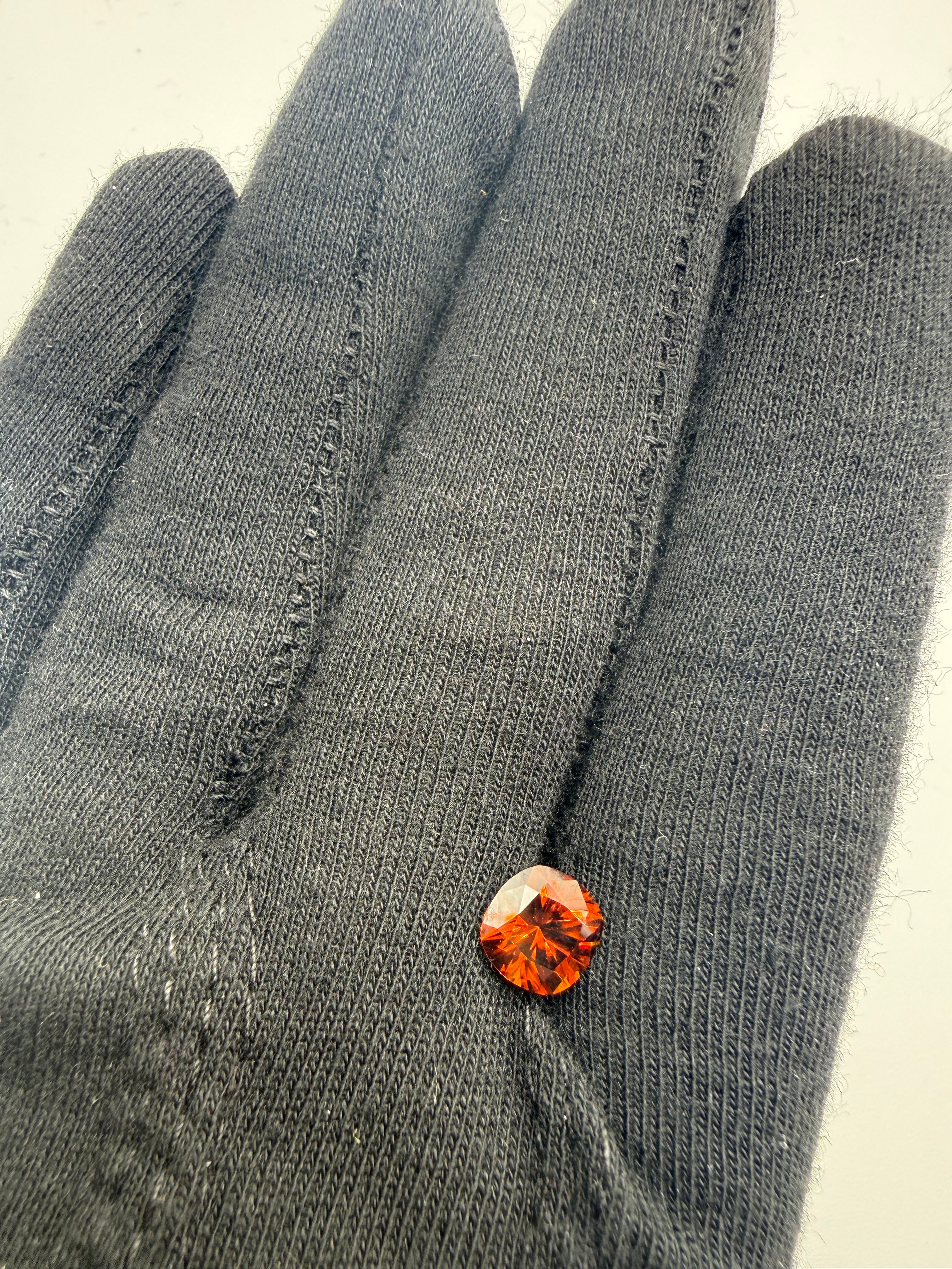 Brown-Orange Zircon  2.49 ct