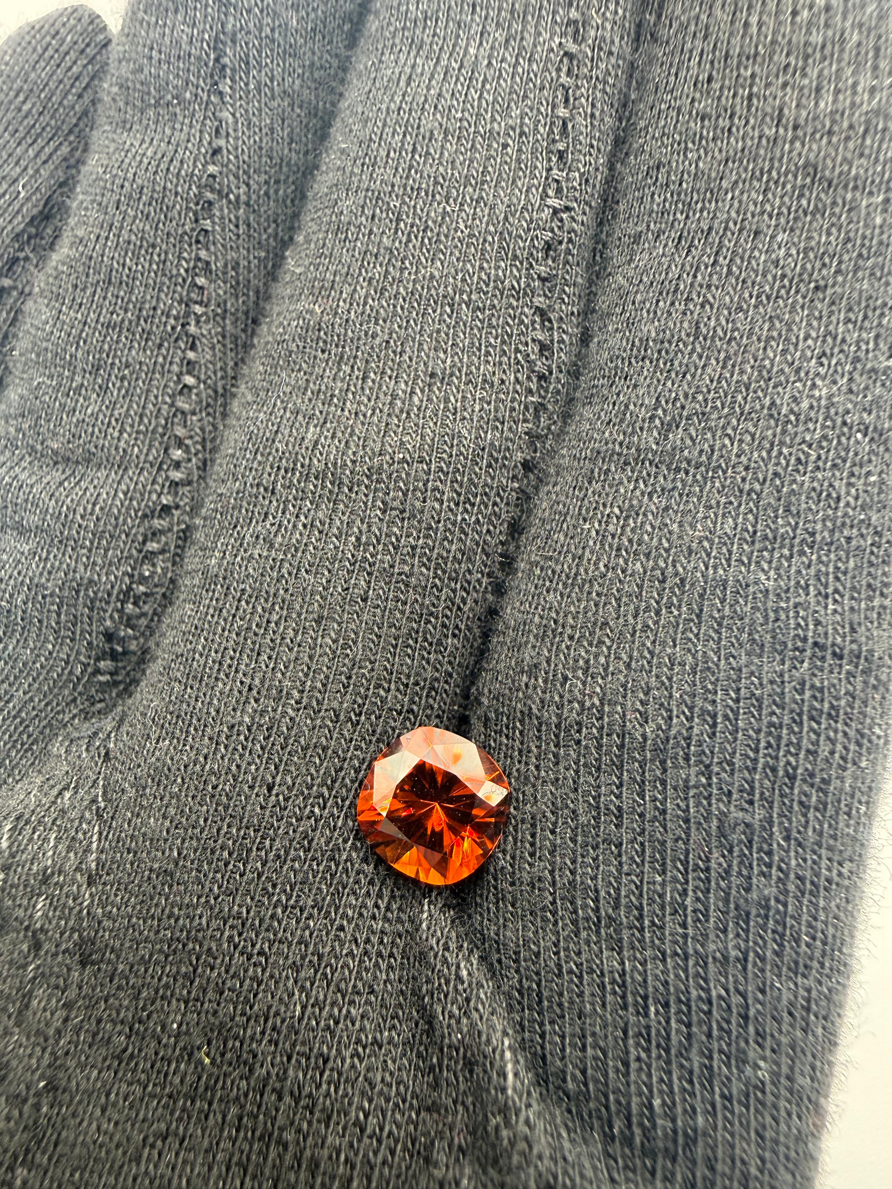 Brown-Orange Zircon  2.49 ct