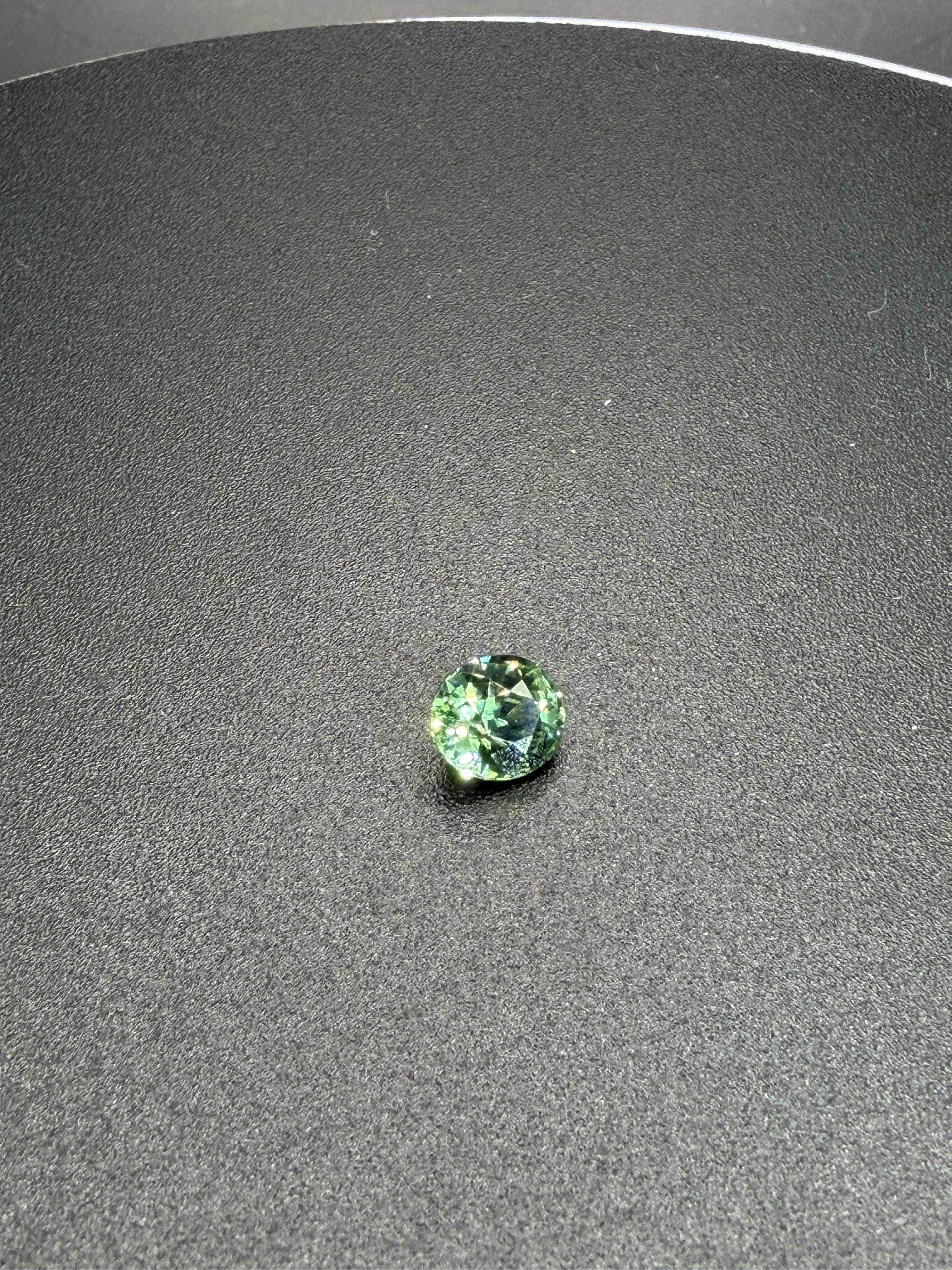 Vivid Bluish Green Sapphire  1.66 ct