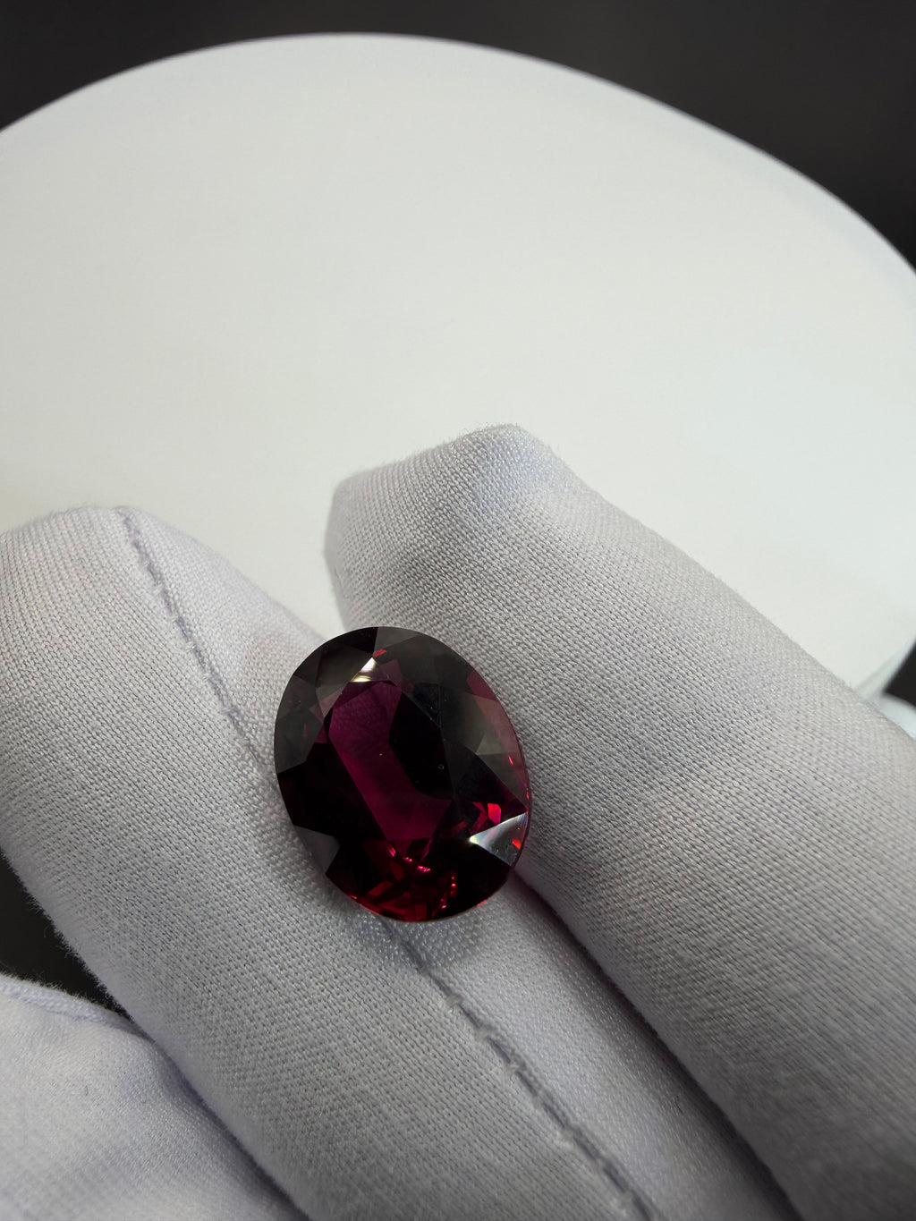 Vivid Purplish Red Rhodolite Garnet  11.99 ct