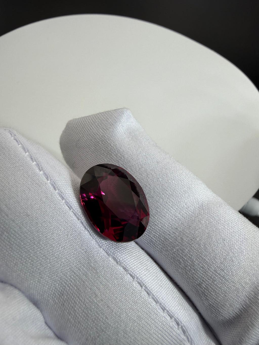 Vivid Purplish Red Rhodolite Garnet  11.99 ct
