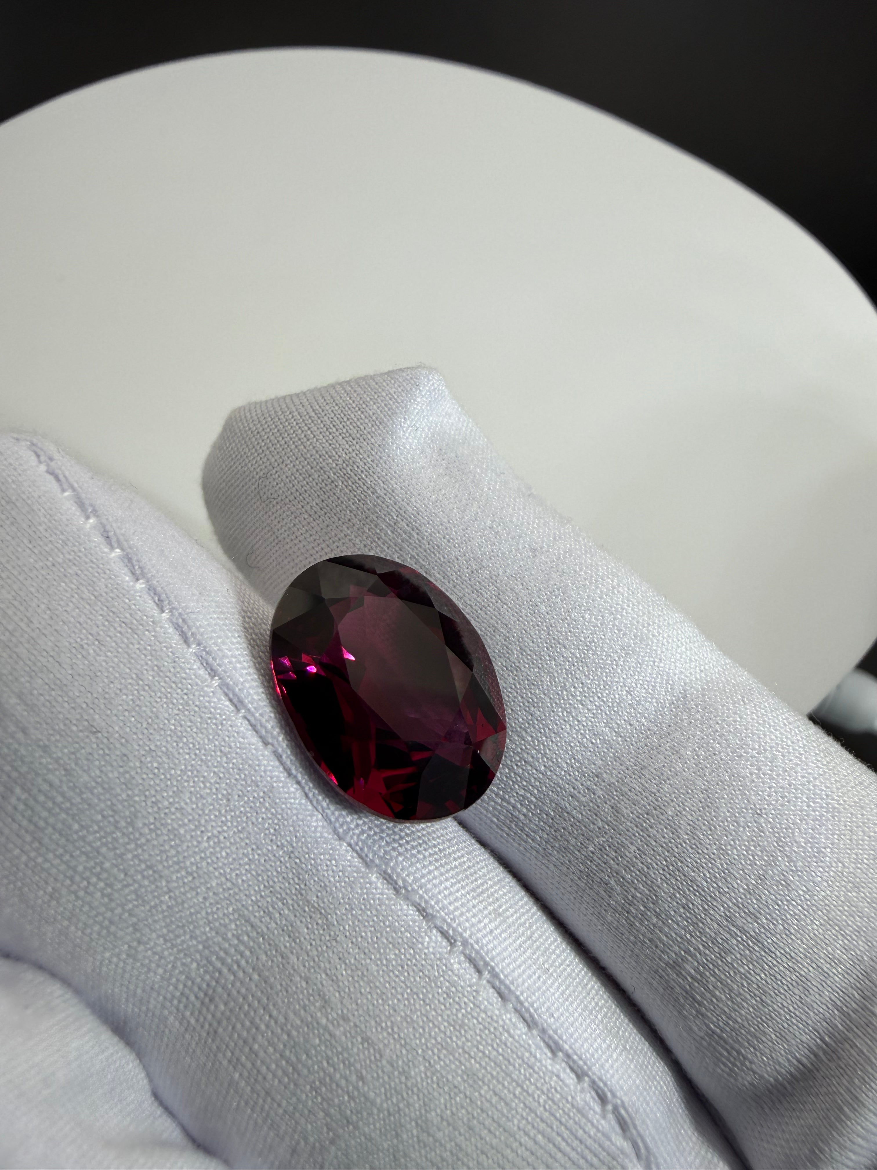 Vivid Purplish Red Rhodolite Garnet  11.99 ct
