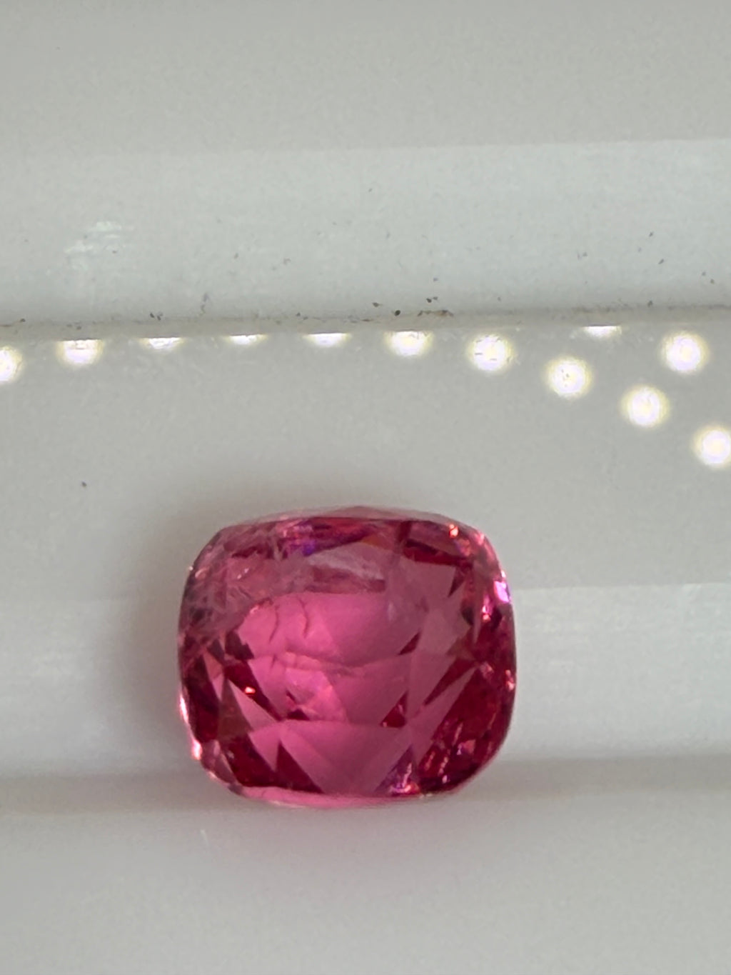 Vivid Orangish Pink Spinel  2.15 ct