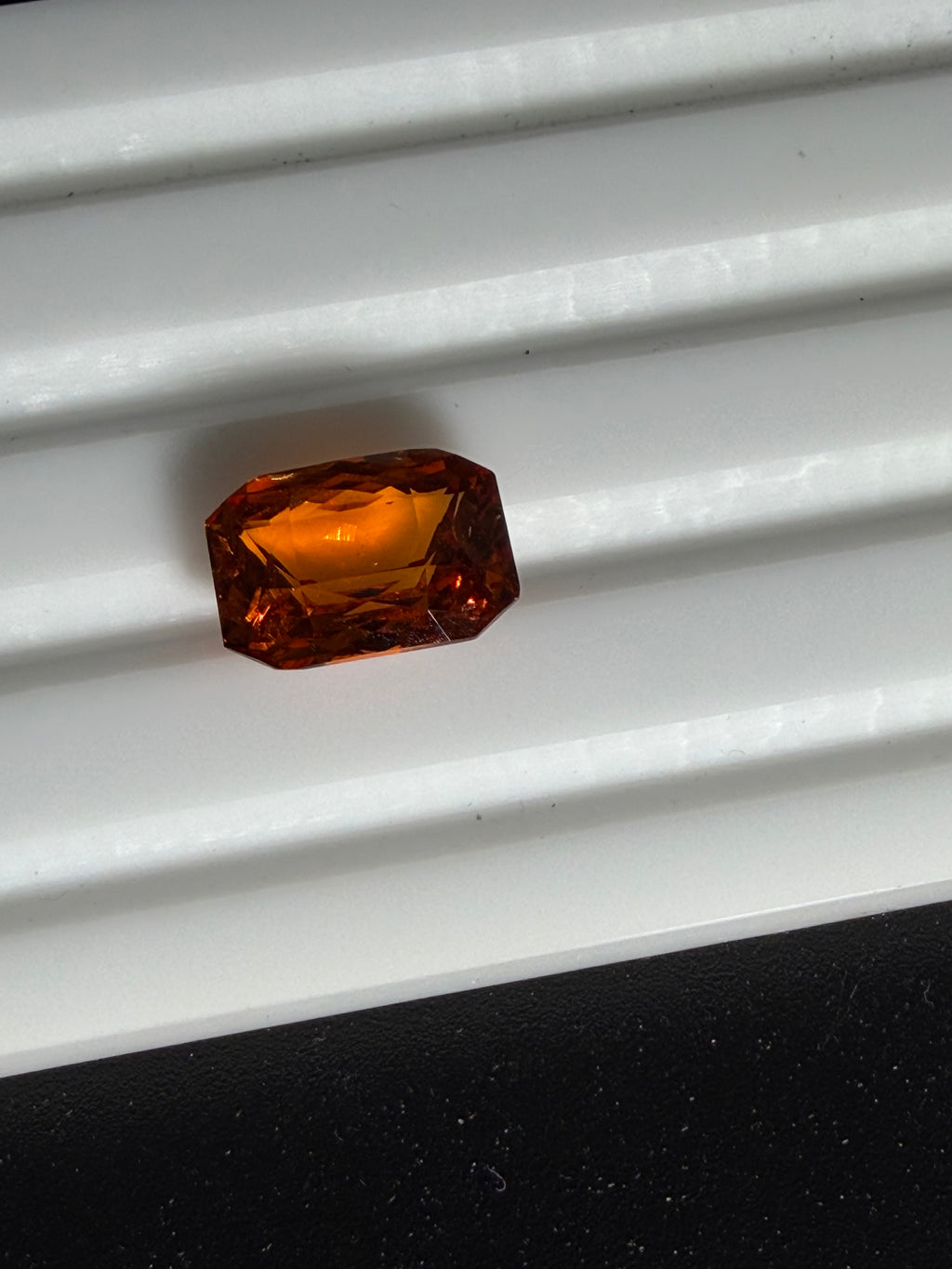 Vivid Orange Spessartite Garnet  6.57 ct