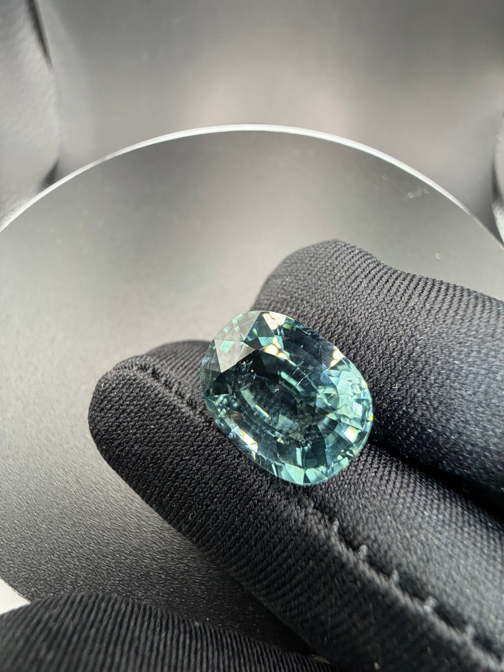 Blue-Green Tourmaline  12.69 ct