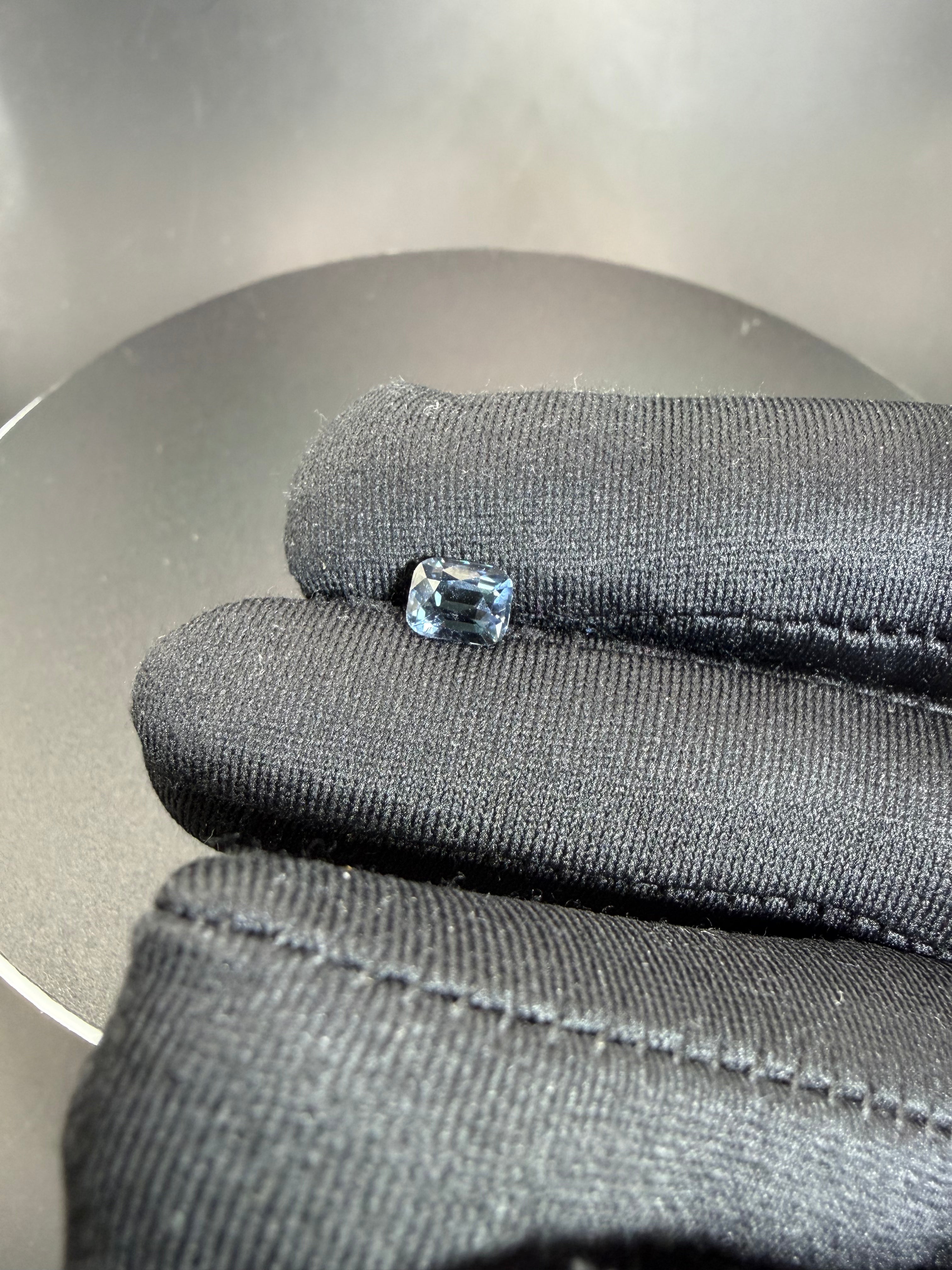 Vivid Violetish Blue Spinel  1.59 ct