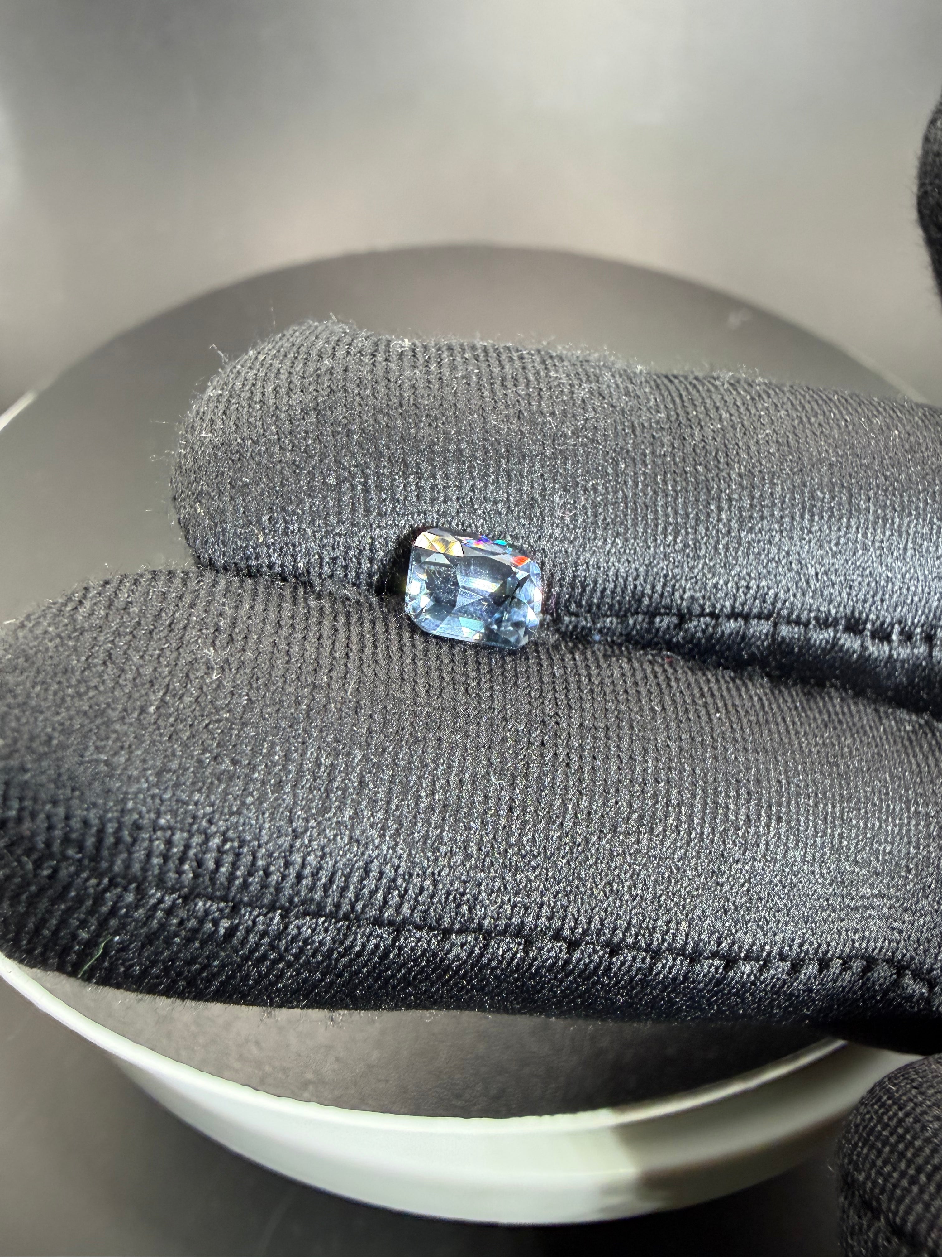 Vivid Violetish Blue Spinel  1.59 ct