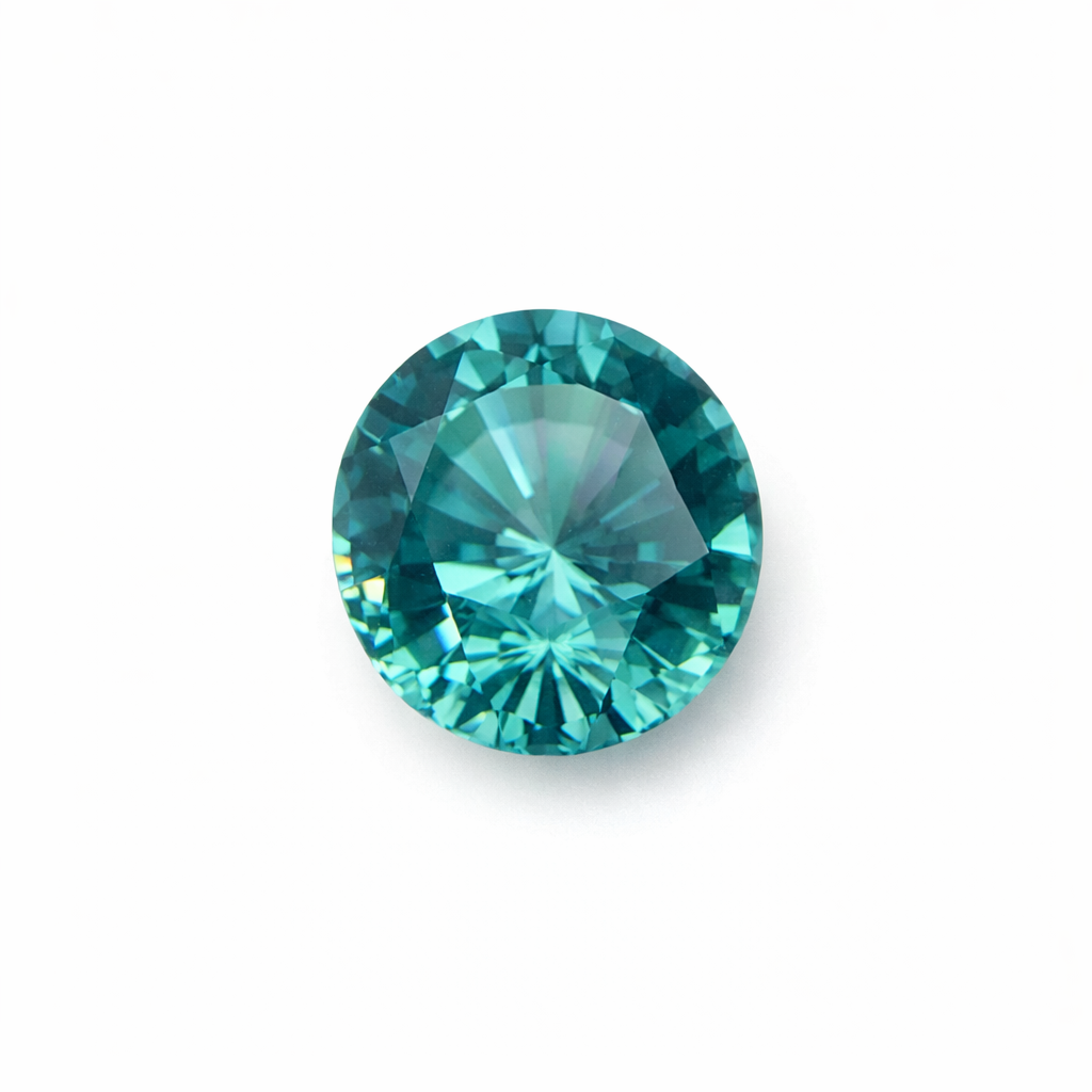 Blue-Green Zircon  4.51 ct