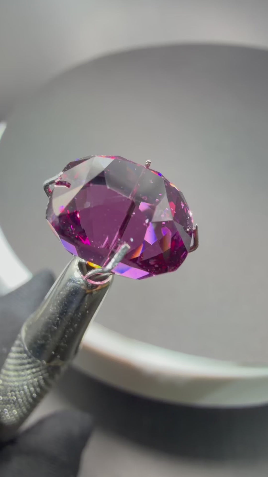 Vivid Purple Rhodolite Garnet  10.09 ct