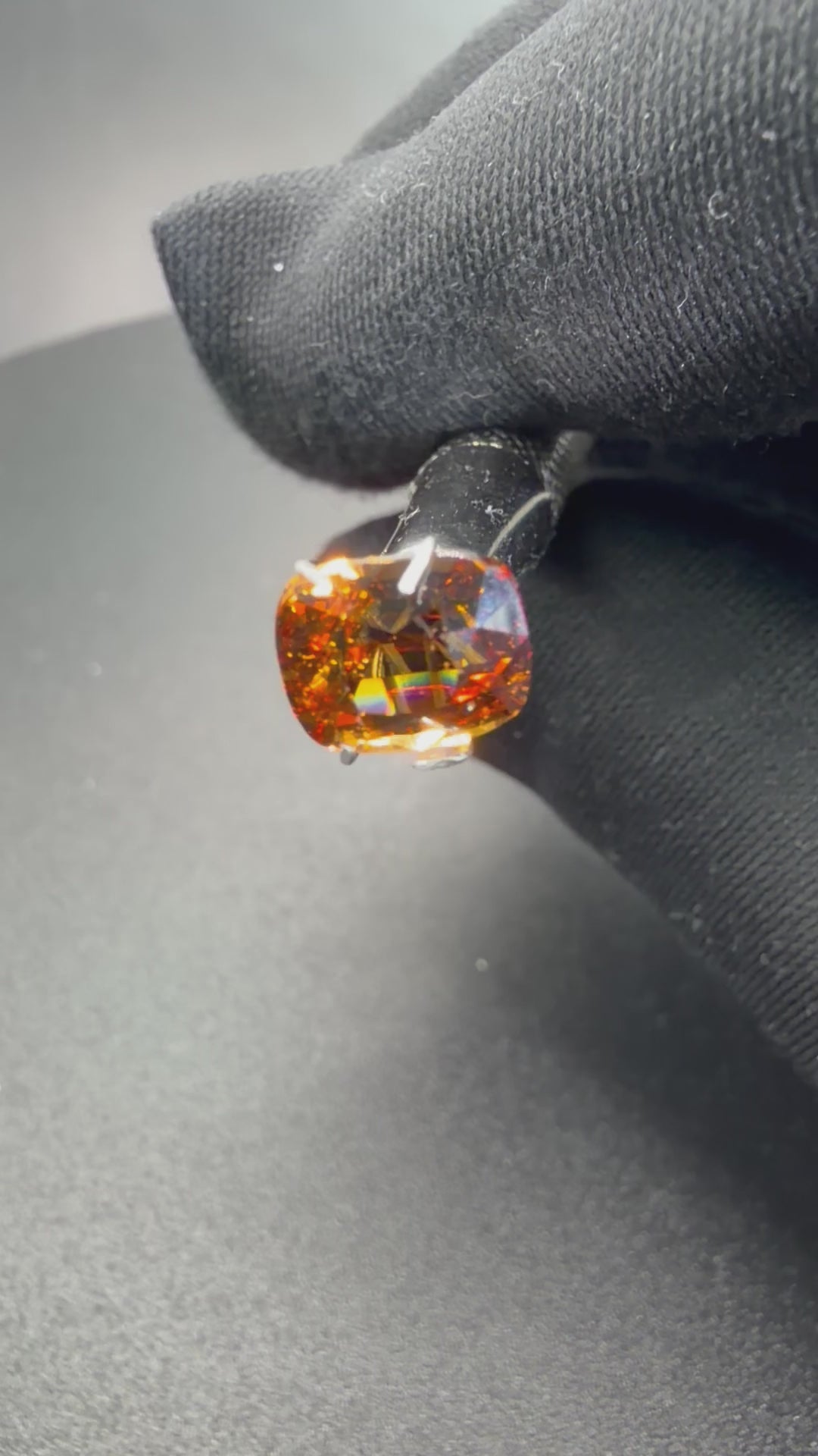 Vivid Orange Spessartite Garnet  3.02 ct