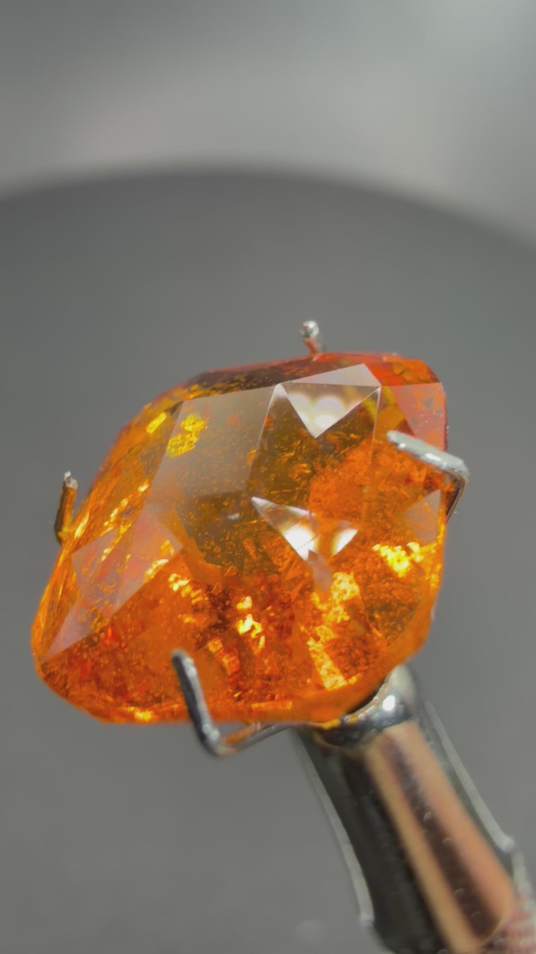 Vivid Orange Spessartite Garnet  8.76 ct