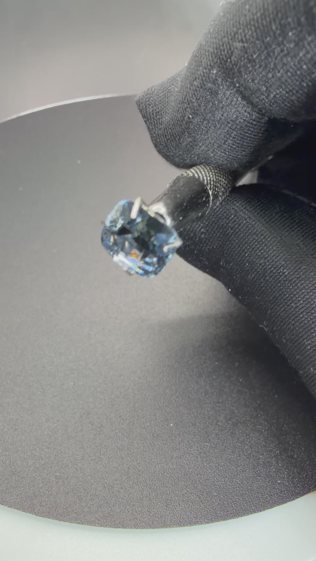 Greenish Blue Spinel  2.02 ct