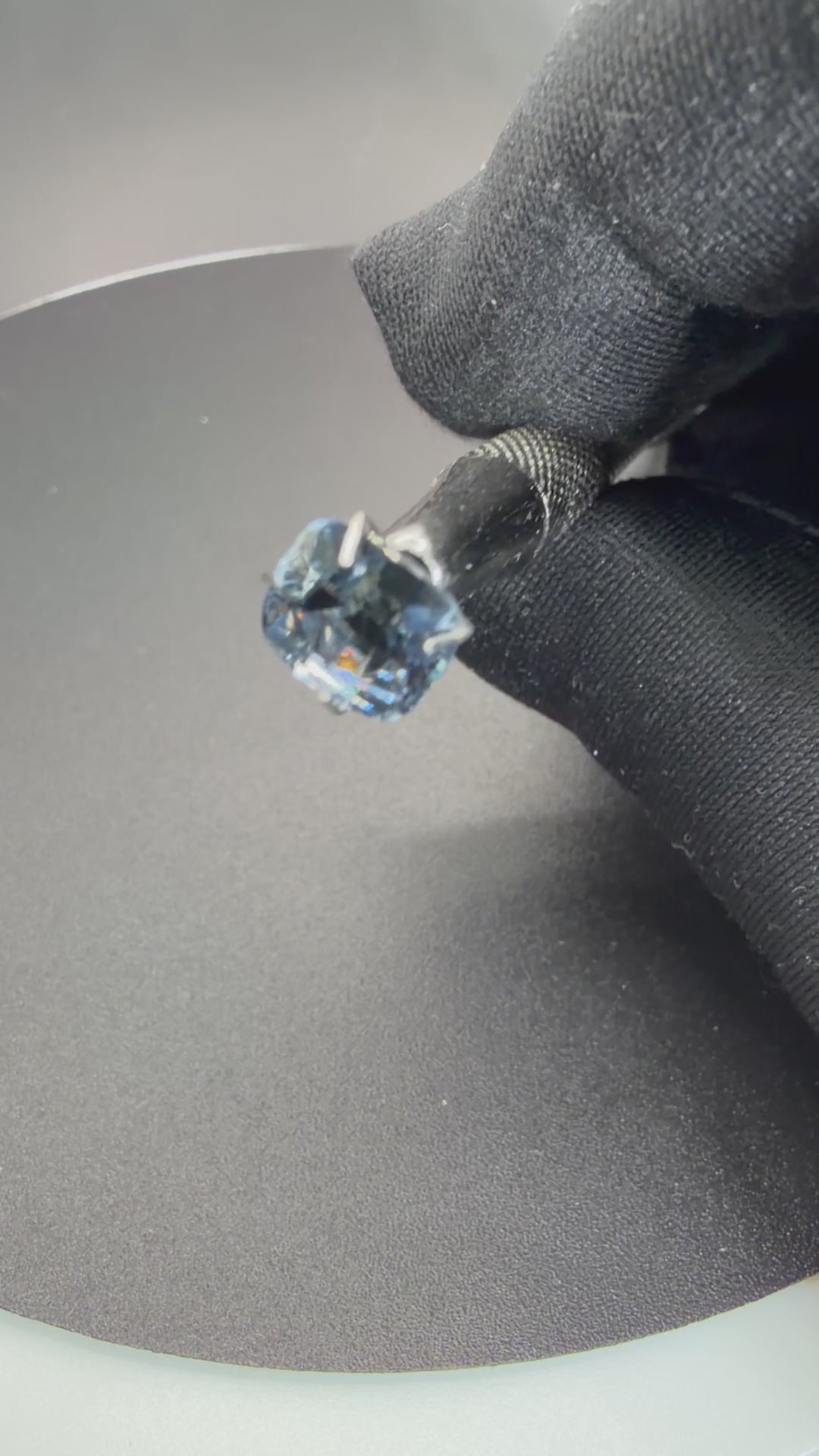 Greenish Blue Spinel  2.02 ct