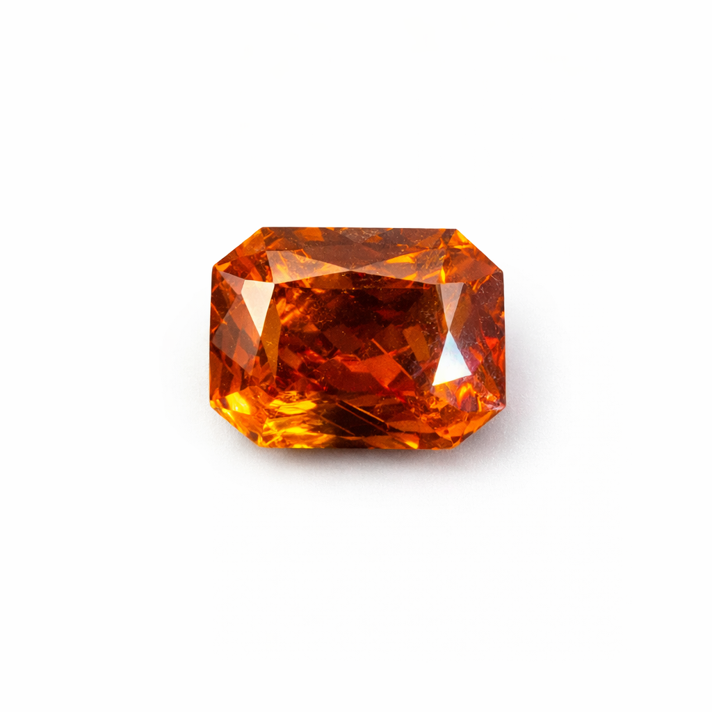 Vivid Orange Spessartite Garnet  6.57 ct